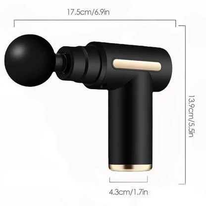 portable muscle massage gun with LED screen
